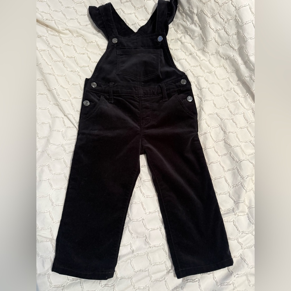 GAP Black Corduroy Kids Overalls